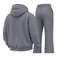 thumbnail image 4 of Iaqnaocc Mens Sweat Suit 2 Piece Set Casual Athletic Zip Up Pullover Hoodie and Jogger Pant Running Gym Fall Sweatsuits for Men with Pocket Dark Gray M, 4 of 6