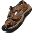 thumbnail image 2 of 2021 zapatos de cuero genuino para hombre, novedad de verano, sandalias de talla grande para hombre, sandalias de moda para hombre, zapatillas, talla grande 38-47 Tan Jianjun unisex, 2 of 2
