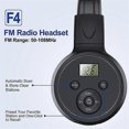 thumbnail image 3 of Portable Wireless FM Radio Headphones, Rechargeable FM Radio Headset Receiver for Meeting, Daily Work, 3 of 4