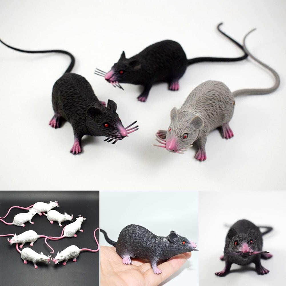 3 Sizes Mice Halloween Horror Plastic Childs Party Loot Gifts Toys Favour S