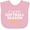 AD-Pink, variant on Inktastic It's My First Softball Season Boys or Girls Baby Bib