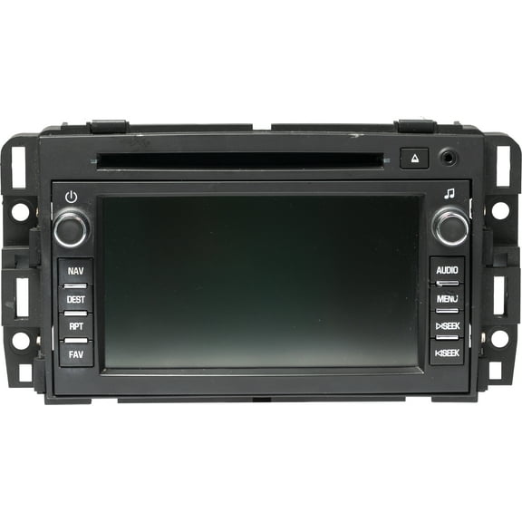 Restored 2011 GMC Acadia AMFM Radio CD Player Navigation USB Opt UUM Part Number 22739333 (Refurbished)