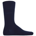thumbnail image 2 of bugatti calcetines de hombre, paquete de 3 - Calcetines Algodón Suave Uni Basic Azul oscuro 43-46, 2 of 3