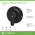 thumbnail image 6 of Symmons S6790STNTRM Identity Single Handle Volume Control Valve Trim - Nickel, 6 of 7