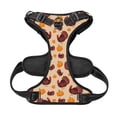 thumbnail image 5 of Lsque Thanksgiving Turkey and Pumpkin Dog Harness, No-Pull Pet Harness with 2 Leash Clips, Adjustable Soft Padded Dog Vest with Easy Control Handle for Large Dogs-X-Large, 5 of 9