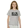 thumbnail image 3 of Book Club Nerd Nerdy Geeky Hipster Girls Kids T Shirt Tees Teen Brisco Brands M, 3 of 6