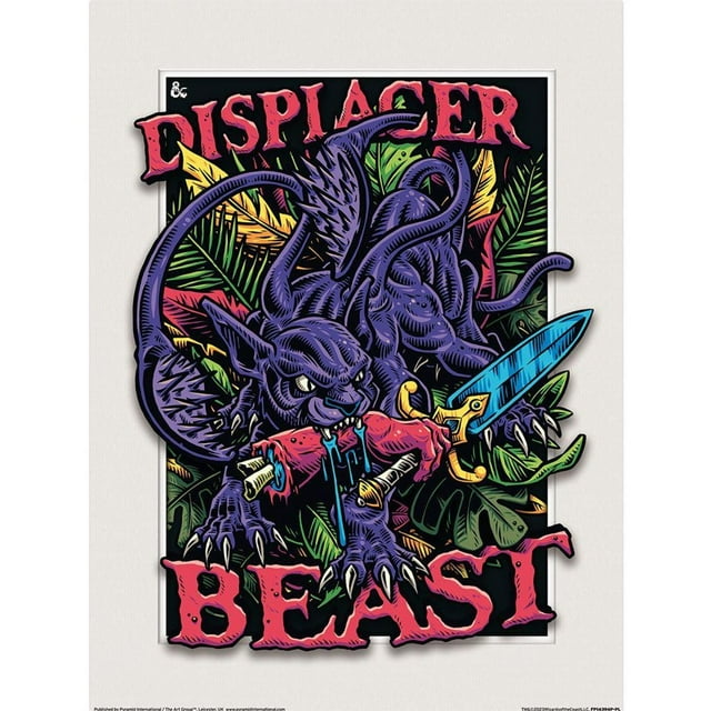 Dungeons & Dragons Displacer Beast Impression sur Papier