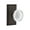Oil-Rubbed Bronze, variant on Nostalgic Warehouse Stucme_Psg_234_Nk Vintage Crystal Meadows Passage Door Knob Set -