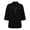Black, variant on Button-Up Shirts Elbow-Length, Notch Neck Shirts for Women's Button Down Shirts Cotton Linen PlusLinen Shirts Solid | Workwear for Women's Plus Purple XXL