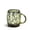 Amber Yellow, variant on HEETHYCOOL 14 oz Ceramic Coffee Mug, Handmade Pottery Tea Cup with Glaze, White