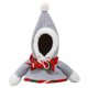 thumbnail image 1 of Lindo disfraz navideño para mascotas Capa navideña con rayas rojas y verdes para perros y gatos, 1 of 5