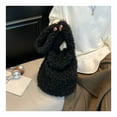 thumbnail image 7 of ddioayh Fuzzy Tote Bag for Women Large Soft Furry Lightweight Crossbody Shoulder Bag with Multiple Carrying Ways and Interior Pockets For Travel Fitness Leisure, 7 of 7
