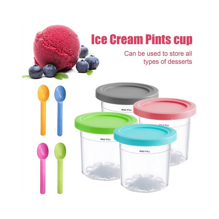 Ice Cream Pints Cup For Ninja For NC299AM C300s Series Reusable
