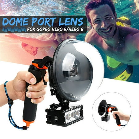 matoen Underwater Diving Dome Port Handheld Camera Case Cover For GoPro Hero 6 / 5