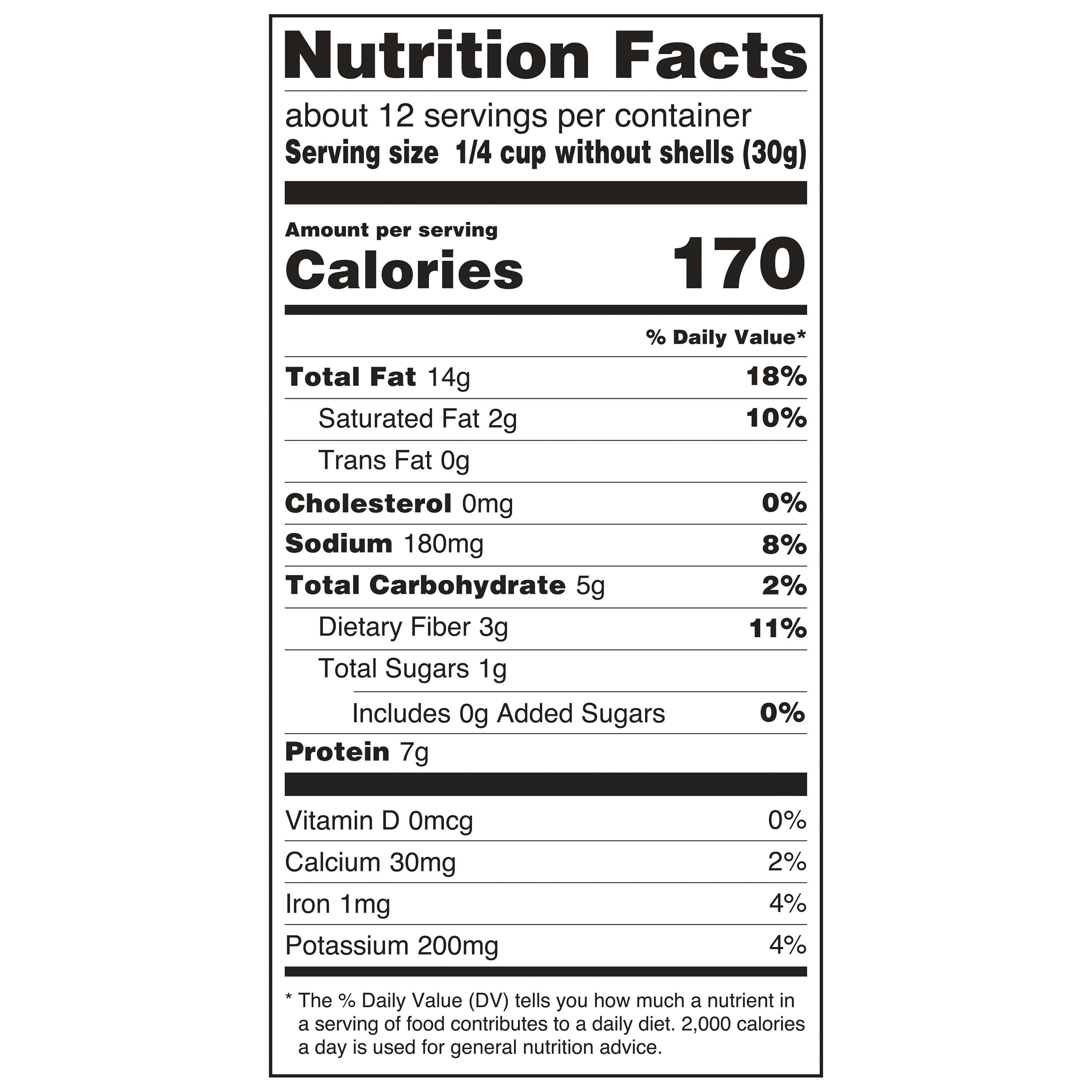 Great Value Salted & Roasted in Shell Peanuts, 20 oz
