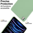 thumbnail image 4 of Allytechgroup iPad Pro 11" 2022/2021/2020 Case, Ultra Slim Fit Shockproof Bumper Anti-Scratch Soft Silicone Back Cover Case for Apple iPad Pro 11 Inch 4th 3rd 2nd Gen, Matchagreen, 4 of 8