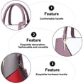 thumbnail image 3 of Nuevo bolso de viaje a la moda, bolso de cuero artificial, bolso bandolera simple de un solo hombro, 3 of 5