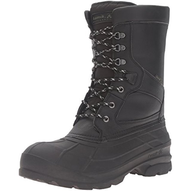 Kamik Bottes de Neige NationPro pour Hommes Noir 11 m US