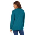thumbnail image 3 of Woman Within Women's  Plus Size Perfect Long-Sleeve Cardigan Sweater, 3 of 6