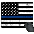thumbnail image 6 of Retro Thin Blue Line Flag Mouse Pad,US Thin Blue Flag Mouse Pad, 6 of 6