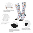 thumbnail image 6 of Bingfone Compression Socks For Women And Men Long Socks For Running Athletic Cycling Nurse-Watercolor Nautical, 6 of 9