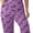 Purple, variant on Womens Plus Size Pajama Soft Silky Print Set Short Sleeve Sleepwear 2 Piece Lightweight Loungewear for Home