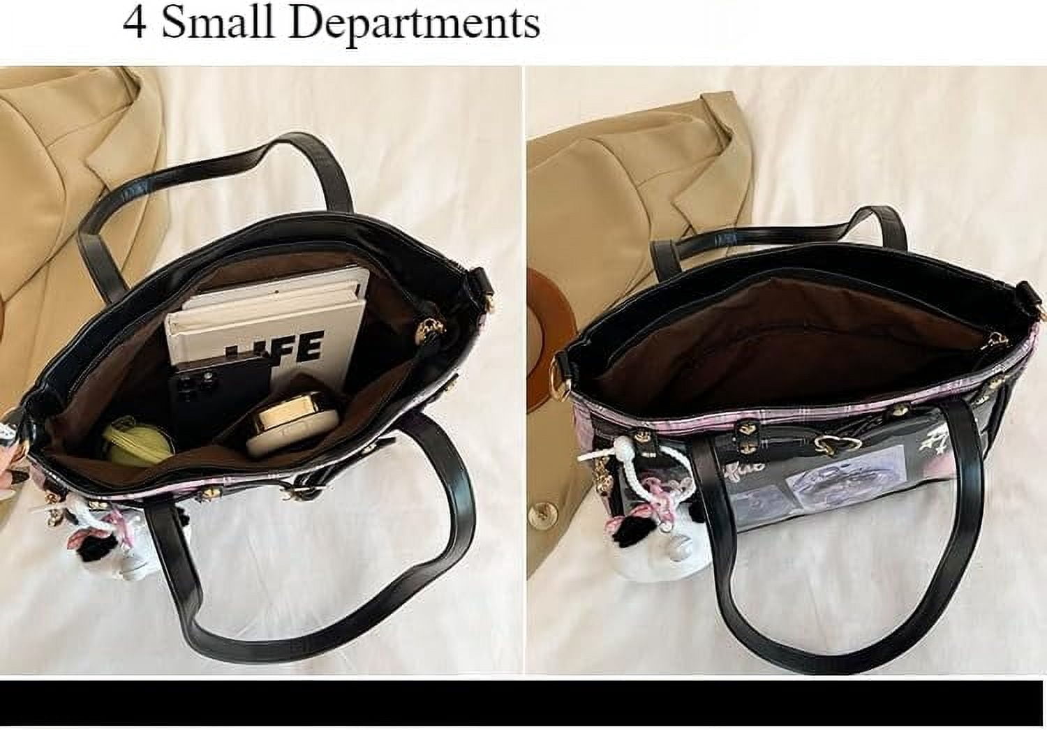 JUYGO Japanese Ita Bag Y2K Goth Cute Bags Kawaii Bags Crossbody Purse Messenger Bags for Women Shoulder Bag Tote