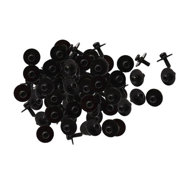 50 piezas de ganchos de garra para tornillos de tambor, accesorios de reparación, herrajes de percusión de metal M4x10MM
