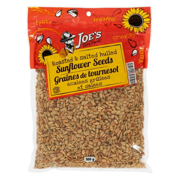 Joe's Tasty Travels Joe’s Tasty Travels Roasted & Salted Hulled Sunflower Seeds, 500 g