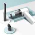 thumbnail image 4 of Wisewang Aspirateur Portable 5000PA 60W Rechargeable Réutilisable Lavable Réduction de Bruit Machine de Nettoyage de Poussière Automobile Blanc, 4 of 6