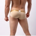 thumbnail image 4 of Eashery Underwear Men Mens Underwear Briefs Men Cotton Men Underwear Briefs Men Panties Beige L, 4 of 4
