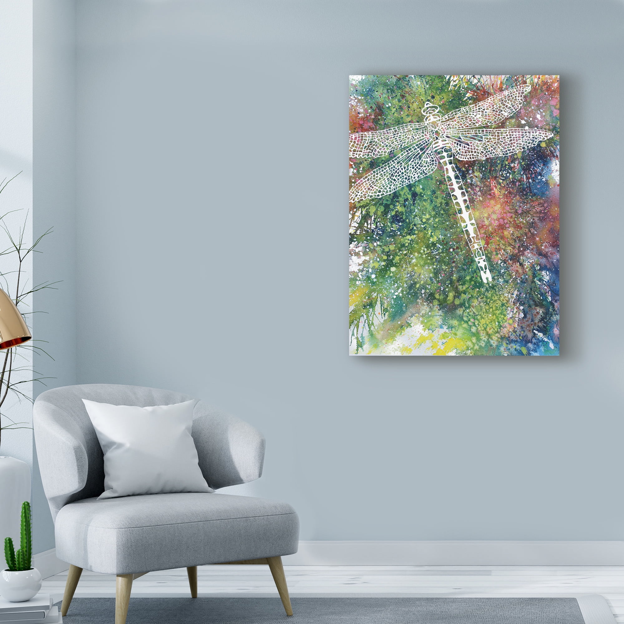 Trademark Fine Art 'Dragonfly 1' Canvas Art by Michelle Faber