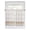 Brown, variant on Tier Curtains 45 Inches Long, Brown Stripe Window Treatment Curtain Drapes, Modern Rustic Horizontal Brown Striped Window Half Privacy Curtains for Bedroom Bathroom, 42"x45", 2 Panels