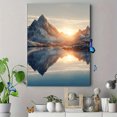 thumbnail image 4 of Toile Murale Montagne Enneigée 15,75 X 11,81 Pouces, 4 of 8