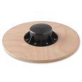 thumbnail image 3 of Philosophy Gym Wobble Balance Board, Round Wooden Core Trainer for Adults - Red, 3 of 7