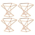thumbnail image 4 of 4 Pcs Geometric Air Plant Holder Air Plant Rack Metal Plant Stand Air Plant Display Stand, 4 of 8
