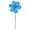 Blue, variant on Tucknest 24.8 Inch Colorful Cloth Windmill Outdoor Pinwheel Spinner, Fiberglass Rod Garden Stake Decoration for Yard Patio Lawn, Orange