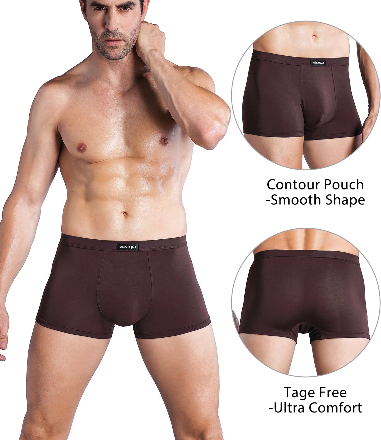 LAPASA Men's Micro Modal Boxer Briefs Bulge Pouch Trunk - Import It All