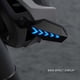 thumbnail image 5 of Luces De Señal De De LED De Motocicleta De 2 Piezas Luces De FunccionAmiento DiurNas De Doble Cara Súper Brillantes Con Abs Acrílico IPX6 Para Motocicletas DC 12V, 5 of 6