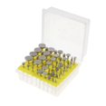 thumbnail image 1 of 50pcs Silver Burr for Jade Stone Polishing Useful Buffing Needle for Grinding Use, 1 of 3