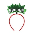 thumbnail image 1 of Diadema para aficionados al fútbol: diseño temático, cómoda, antideslizante y duradera; ideal para días de partido, fiestas, estadios y decoraciones de tailgate, 1 of 1