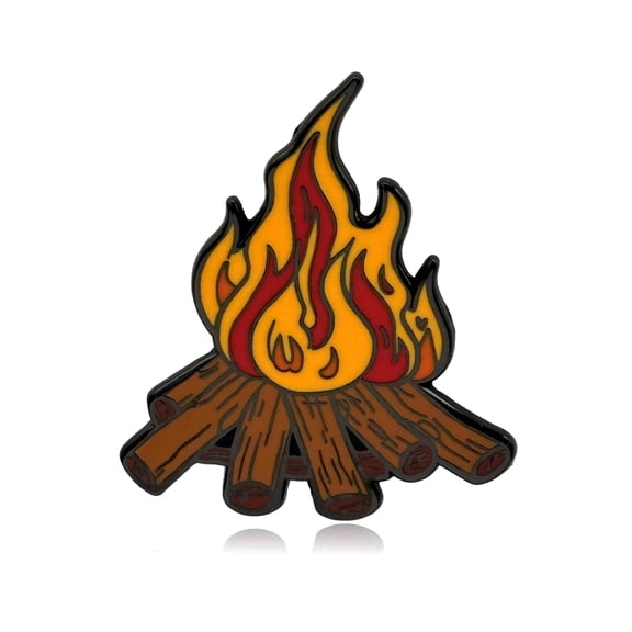 Campfire Enamel Pin - Clayton Jewelry Labs