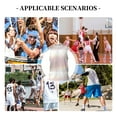 thumbnail image 6 of Pofeuu Glitter Light Pearl Print Basketball Jersey, Shirts for Men Youth Basketball Jersey Crew Neck-X-Large, 6 of 6