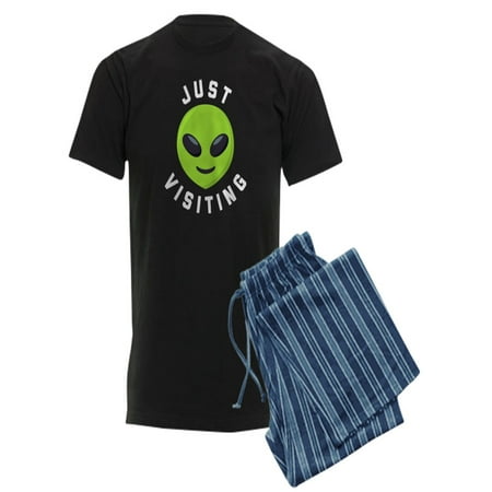 

CafePress - Just Visiting Alien Emoji - Men s Dark Pajamas
