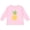 AD-Pink, variant on Summer Pineapple Boys or Girls Long Sleeve Toddler T-Shirt