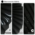 thumbnail image 2 of sixwipe Blackout Pleated Window Shades, No Drilling Temporary Cordless Blinds Light Filtering Fabric Pleated Paper Shades, Temporary Window Blinds for Indoor Window Covers, Easy Trimming & Installing(Black1-60*150CM), 2 of 7