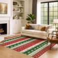 thumbnail image 7 of Addison Rugs Mayfield Premium Machine Washable Transitional Holiday Red Rectangle Rug, 10' x 14', 7 of 7