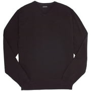 George - Big Men's Cotton-Blend V-Neck Sweater