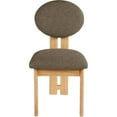 thumbnail image 4 of Pemberly Row 17" Fabric & Wood Dining Chair in Olive Green (Set of 2), 4 of 9
