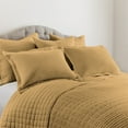 thumbnail image 3 of Levtex Home - Mills Waffle - King Quilt Set - Ochre Cotton Waffle - Quilt Size (106 x 92in.), Sham Size (36 x 20in.), 3 of 7